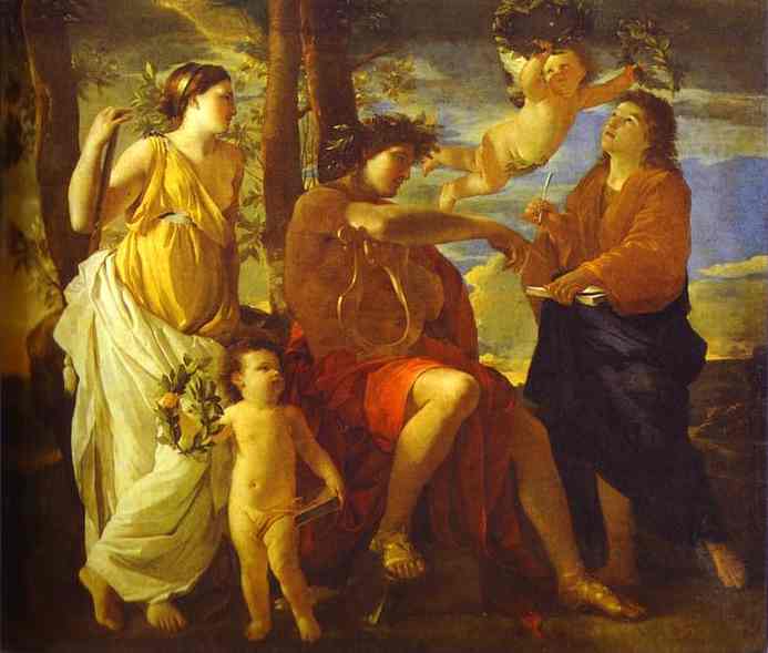 Inspiration of the Poet - Nicolas Poussin