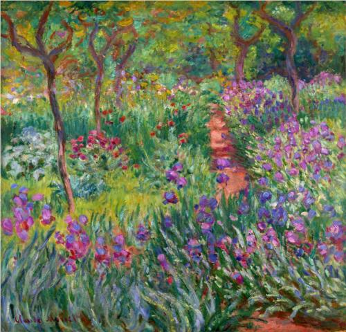 Irises at Giverny - Claude Monet
