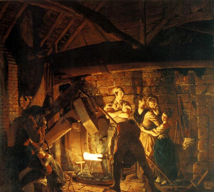 Iron Forge - Joseph Wright of Derby