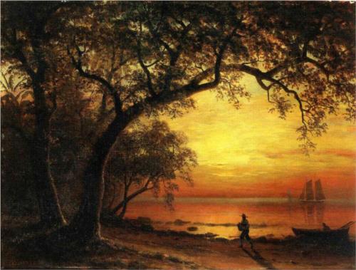 Island of New Providence - Albert Bierstadt
