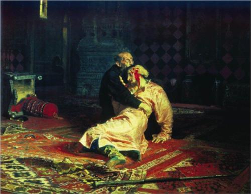 Ivan the Terrible and His Son Ivan - Ilya Repin