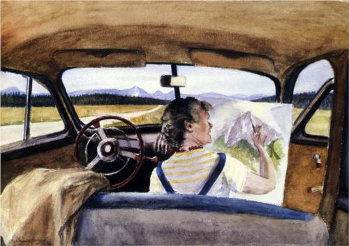 Jo in Wyoming - Edward Hopper