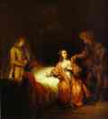 Joseph Accused by Potiphar's Wife - Rembrandt van Rijn
