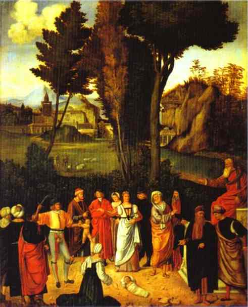 Judgment of Solomon - Giorgione (Giorgio Barbarelli da Castelfranco)