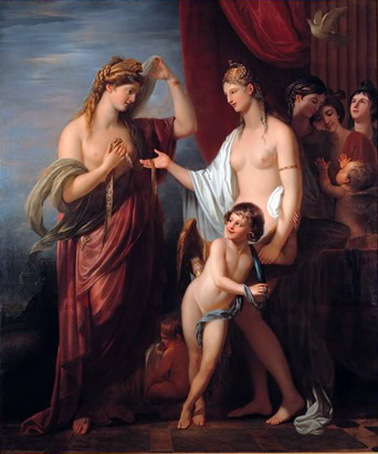 Juno Receiving the Cestus from Venus - Benjamin West