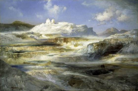 Jupiter Terrace Yellowstone - Thomas Moran