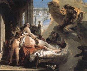 Jupiter & Danae - Giovanni Tiepolo