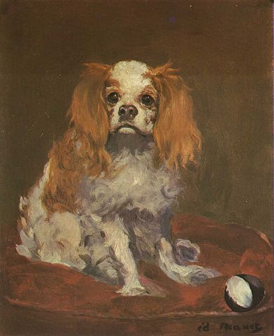 King Charles Spaniel - Edouard Manet