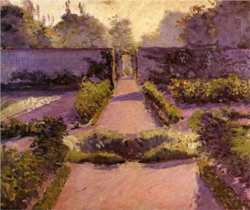 Kitchen Garden at Yerres - Gustave Caillebotte