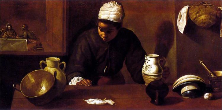 Kitchen Scene with the Supper in Emmaus - Diego Velazquez