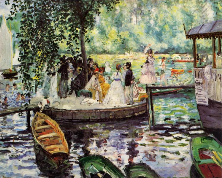 La Grenouillere - Pierre Auguste Renoir