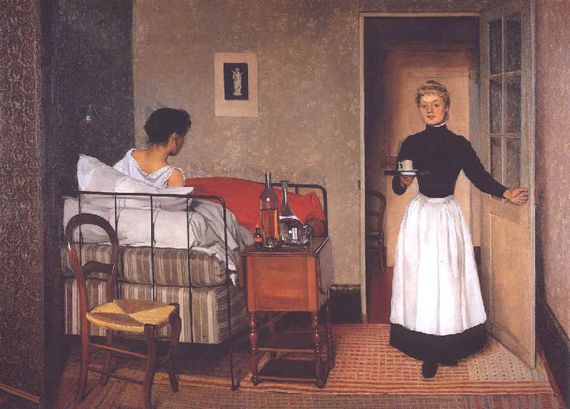 La Malade (Invalid) - Felix Vallotton