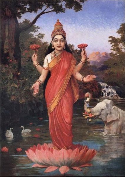 Lakshmi - Raja Ravi Varma