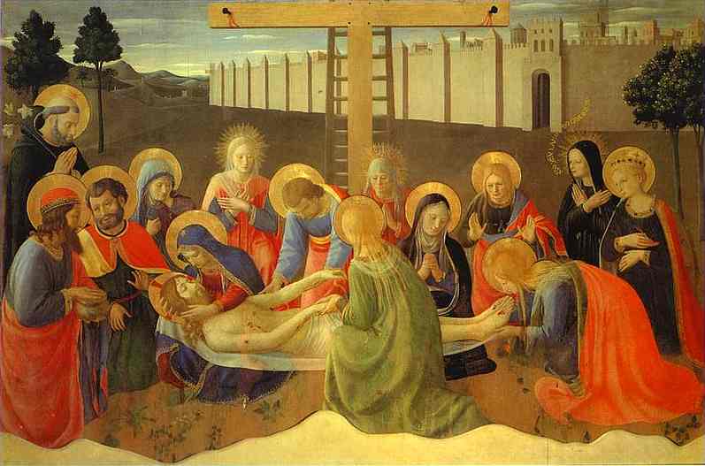 Lamentation over the Dead Christ - Fra Angelico