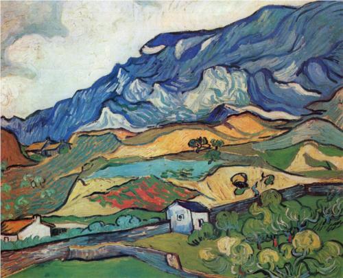 Landscape from St Remy 1890 - Vincent Van Gogh