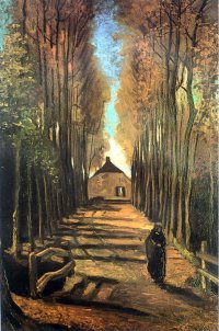 Lane of Poplars - Vincent van Gogh