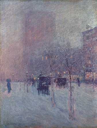 Late Afternoon, New York, Winter - Childe Hassam