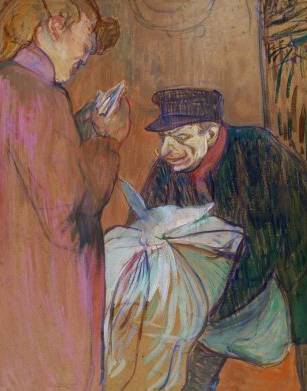 Laundryman of the House - Henri de Toulouse Lautrec