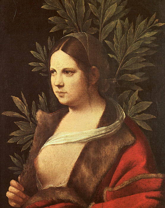 Laura (Portrait of a Young Bride) - Giorgione (Giorgio Barbarelli da Castelfranco)