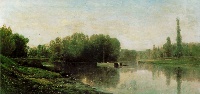 Les Bords de l'Oise - Charles Daubigny