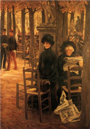 James Tissot - Letter 'L' with Hats