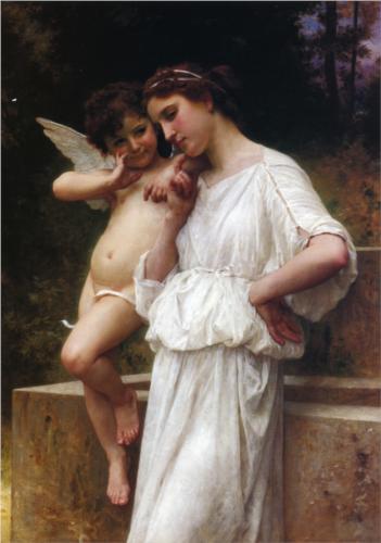 Love's Secrets - William Adolphe Bouguereau