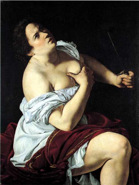 Lucretia - Artemisia Gentileschi