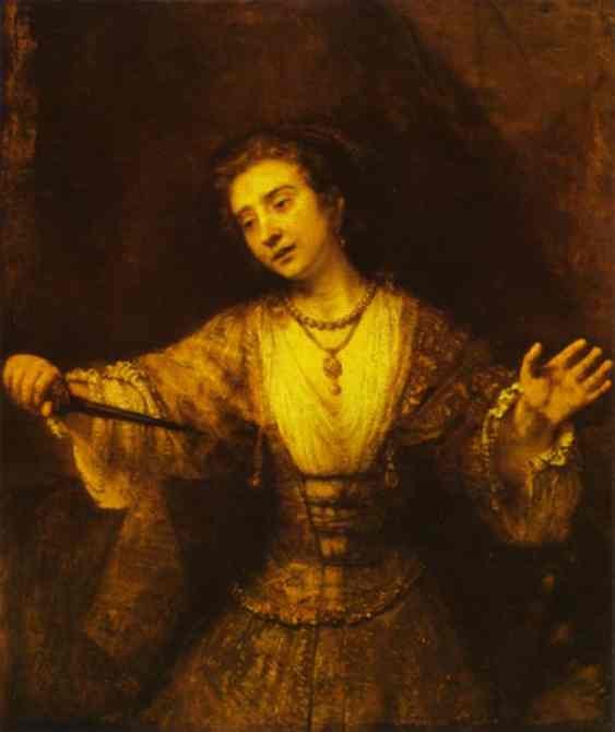 Lucretia - Rembrandt van Rijn