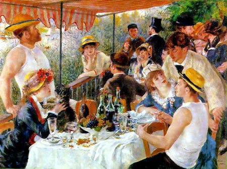 Lunch at the Boating Party - Pierre Auguste Renoir