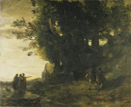Macbeth and the Witches - Jean Baptiste Camille Corot