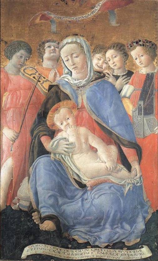 Madonna of Humility - Domenico di Bartolo