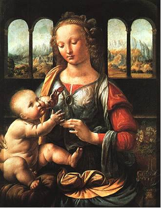 Madonna of the Carnation - Leonardo Da Vinci