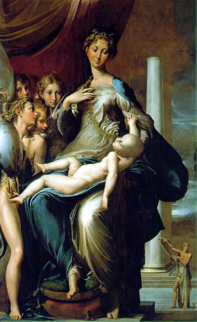 Madonna with the Long Neck - Parmigianino