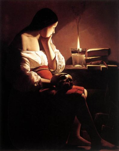 Magdalen with the Smoking Flame - Georges de La Tour