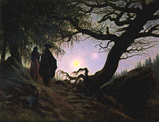 Man and Woman Contemplating the Moon - Caspar David Friedrich