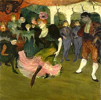 Marcelle Lender Dancing the Bolero - Henri de Toulouse Lautrec