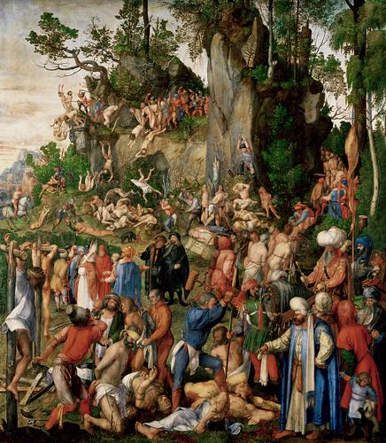 Martyrdom of Ten Thousand 1508 - Albrecht Durer