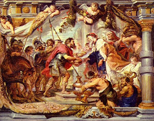 Meeting of Abraham and Melchizedek - Peter Paul Rubens