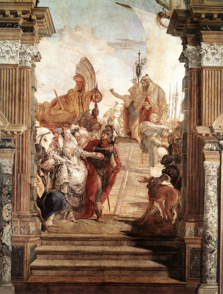 Meeting of Anthony and Cleopatra - Giovanni Tiepolo