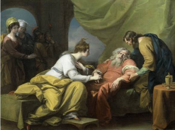 Meeting of Lear and Cordelia - Benjamin West