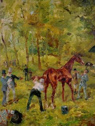 Memory of Auteuil - Henri de Toulouse Lautrec