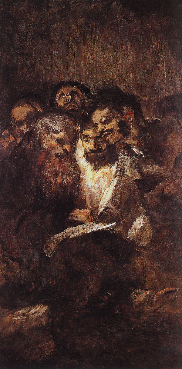 Men Reading - Francisco de Goya