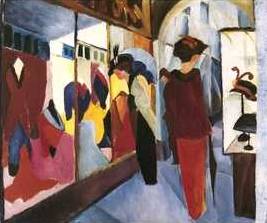 Modegeschaft 1913 - August Macke