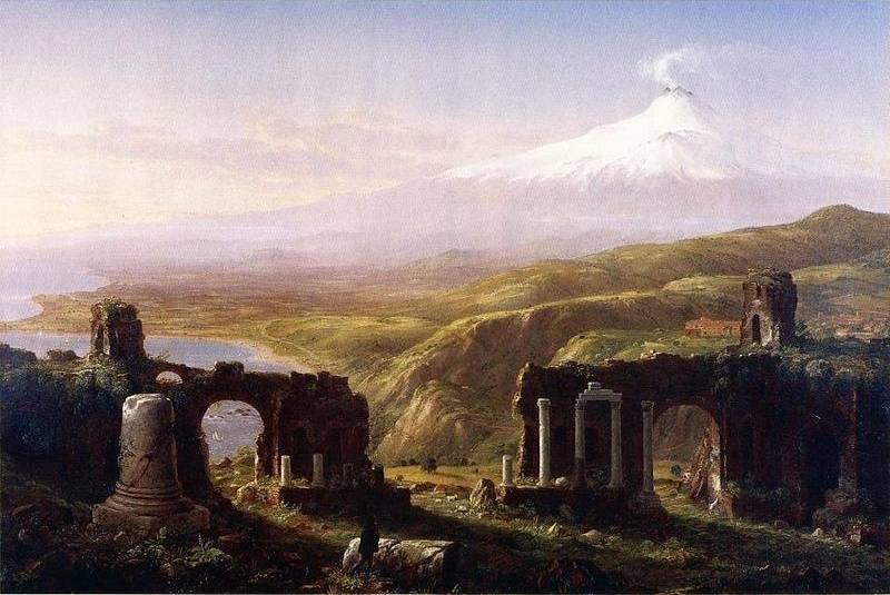 Mount Aetna from Taormina, Sicily - Thomas Cole