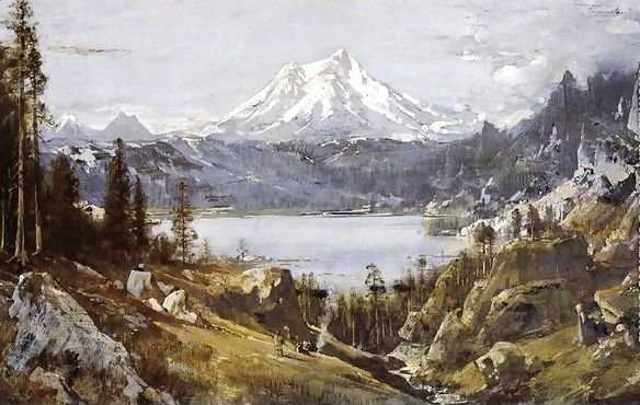 Mount Shasta and Castle Lake - Thomas Hill