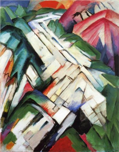 Mountains - Franz Marc