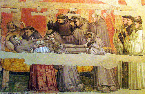 Mourning of St. Francis - Giotto di Bondone