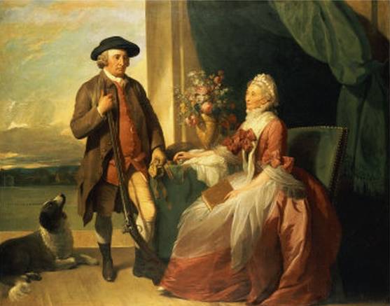 Mr Robert Grafton and Mrs Mary Partridge Wells Grafton - Benjamin West