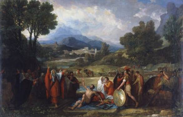 Mr Saul Before Samuel and the Prophets - Benjamin West