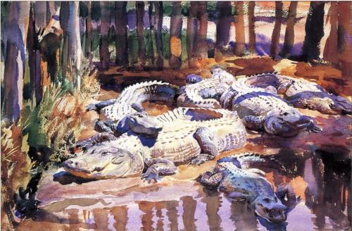 Muddy Alligators - John Singer Sargent